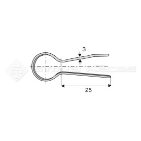 Goupille Beta - Réf: SYGB120