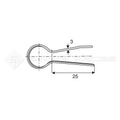 Goupille Beta - Réf: SYGB120