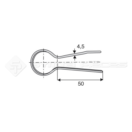 Goupille Beta - Réf: SYGB121