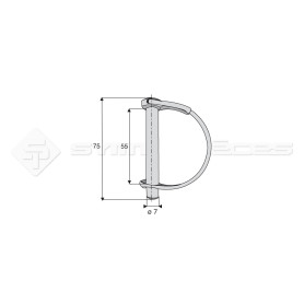 Goupille à arceau - Réf : DA22872 - Ref: SYGS07