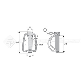 Goupille de stabilisateurs - Réf : DA22900 - Ref: SYGC463