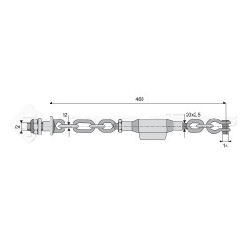 Stabilisateur à chaînes - Marque: SDF - Réf: SYCS2100