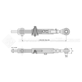 Stabilisateur rigide - Marque: CNH - Alesage : 19 - Réf : DA23043 - Ref: SYSL2005CA