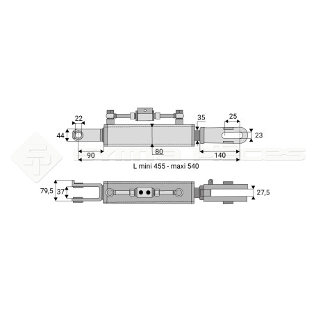 Suspente hydraulique - Marque: AGCO - Réf: SYHBL951