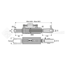 Suspente hydraulique - Réf : DA23059 - Ref: SYHBL959