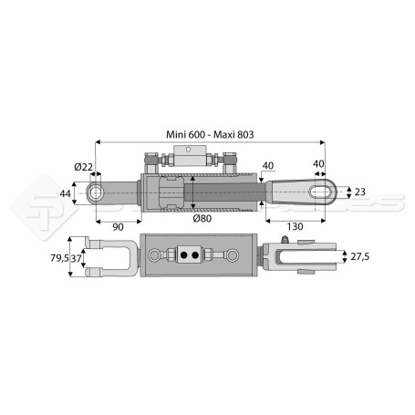 Suspente hydraulique - Réf: SYHBL959