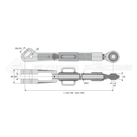 Suspente mécanique - Marque: SDF - Réf: SYML2402