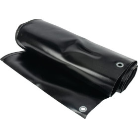 Bâche de protection noire 4586x648mm - Fella - Ref: 014283160122