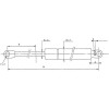 5 mm 200 N - Course de la tige: 150 mm -  type B