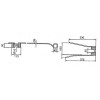 Dent de faneuse rot. D. PZ - L:375mm - l:113mm - Diam int:42mm - Diam du fil:9mm - l:113mm - Diam int:42mm - Diam du fil:9mm