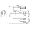 Dent de faneuse D Ø9 p/Lely - L:360mm