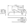 Dent de faneuse G Ø9 p/Lely - L:360mm