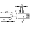 Dent de faneuse Ø6 p/Lely Blanche - L:285mm