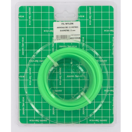 Fil de coupe Ø 2mm 15m rond vert