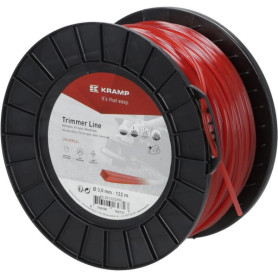 Fil de coupe Ø 3mm 132m carré rouge Kramp