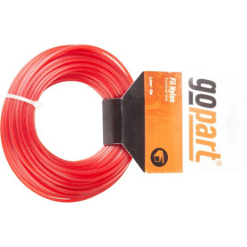 Fil de coupe Ø 2.4mm 15m carré rouge gopart