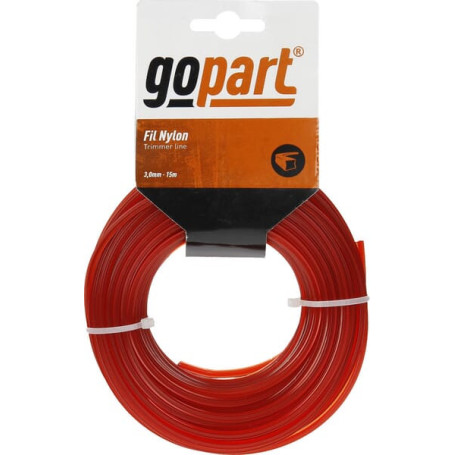 Fil de coupe Ø 3mm 15m carré rouge gopart