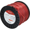 Fil de coupe Ø 3mm 221m carré rouge Kramp - Ref: NL30221SKR
