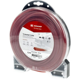 Fil de coupe Ø 4mm 25m carré rouge Kramp