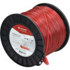 Fil de coupe Ø 2.4mm 343m carré rouge Kramp - Ref: NL24343SKR