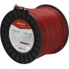 Fil de coupe débroussailleuse  Ø 2.65mm 360m torsadé rouge Kramp - Ref: NL27360TCKR