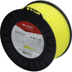 Fil de coupe Ø 2.65mm 210m rond jaune Kramp