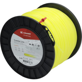 Fil de coupe Ø 3.3mm 232m rond jaune Kramp