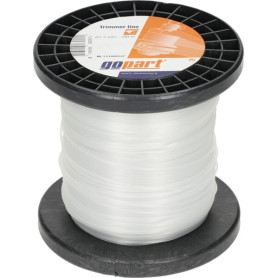 Fil de coupe Ø 1.3mm 100m rond blanc gopart