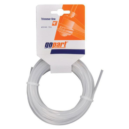 Fil de coupe Ø 2.4mm 15m carré blanc gopart