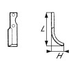 Lame de fraise Droite p/ Honda