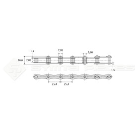 Rouleau 5m ASA à pas long - Réf: DA21728