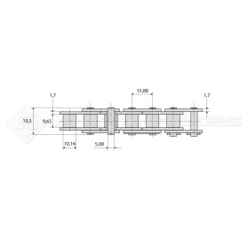 Rouleau 5m ISO standard - Réf: DA21742