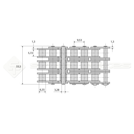 Rouleau 5m ISO standard - Réf: DA21747