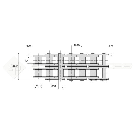 Rouleau 5m ASA standard - Réf: DA21775