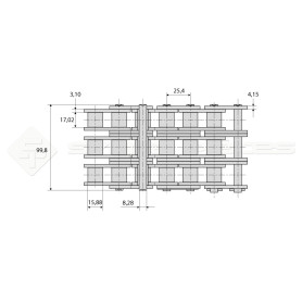 Rouleau 5m ISO standard - Réf: DA21835