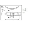 Soc Type Pu, Dimensions 50X8 - Ref: LSPU508