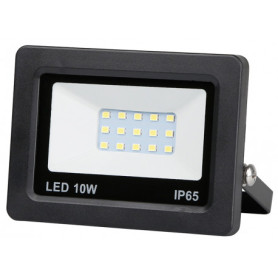 Projecteur LED Extra plat - NOIR - 10W - 800 Lumens